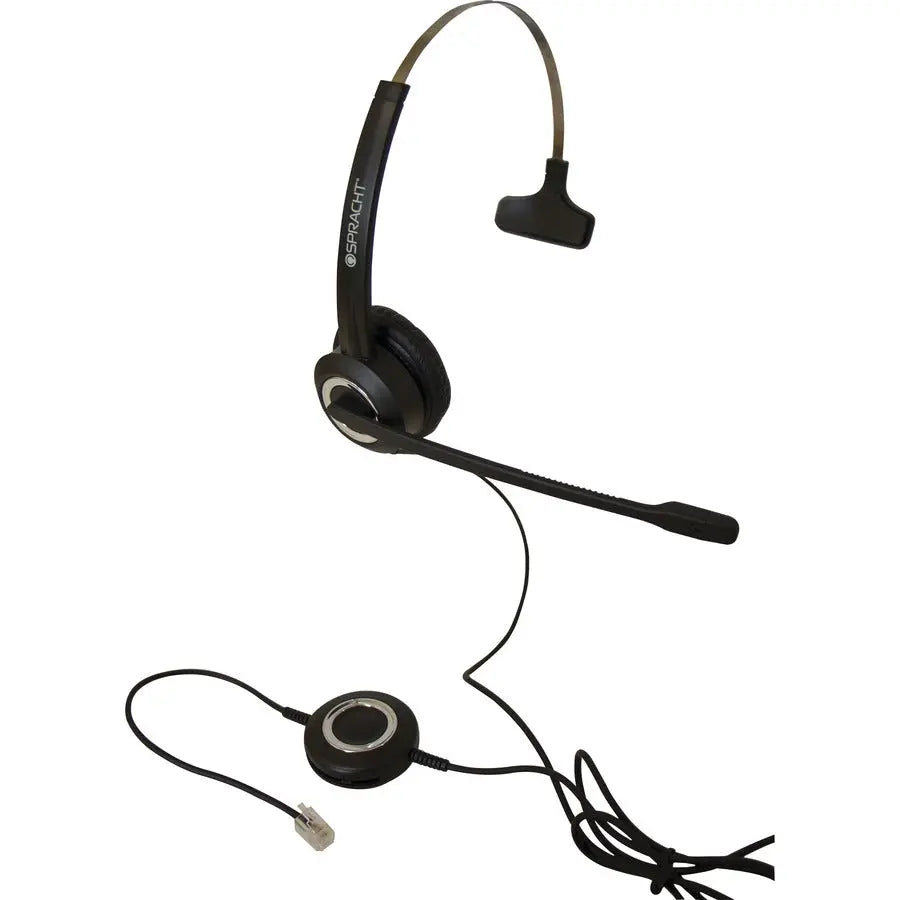 Spracht ZUMRJ9M Headset with Noise-Canceling Microphone and Rotating Boom