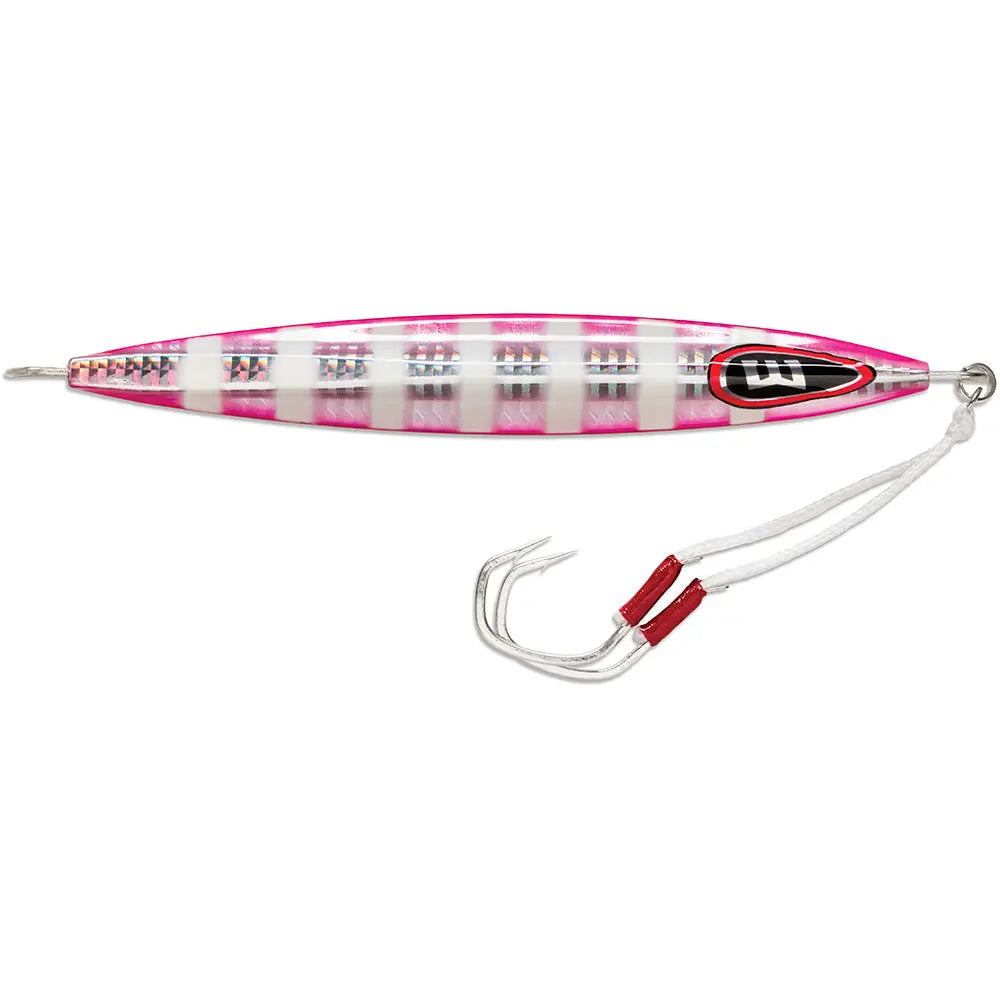 Williamson Kensaki 220 Jig - 6.75 Inches, 7.75 Ounces, Candy Floss