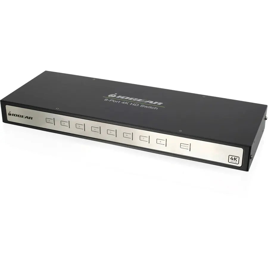 IOGEAR GHSW8481 True 4K 8-Port HDMI Switch with Remote and RS-232 Control
