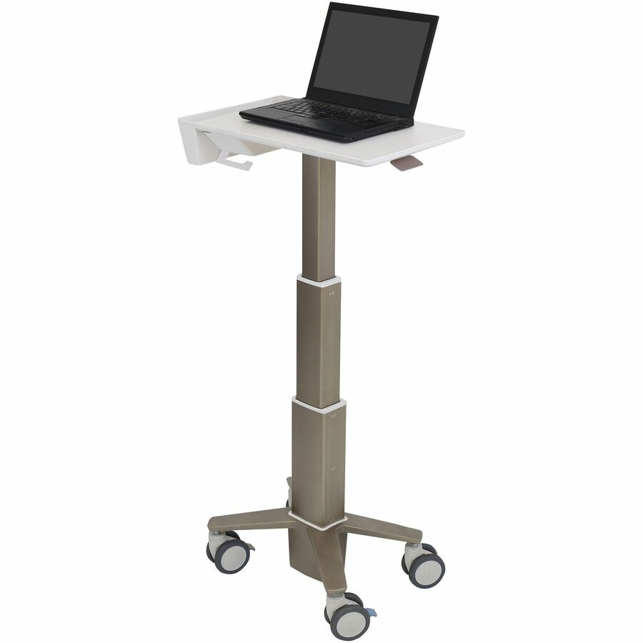 Ergotron CareFit™ Slim Laptop Cart - Adjustable Height Mobile Workstation for Healthcare