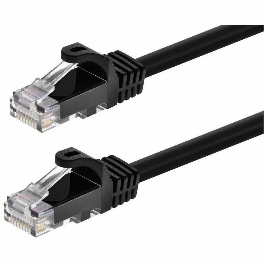 Monoprice Patch UTP Category 6 Network Cable with Flexboot - 12-Pack, Black