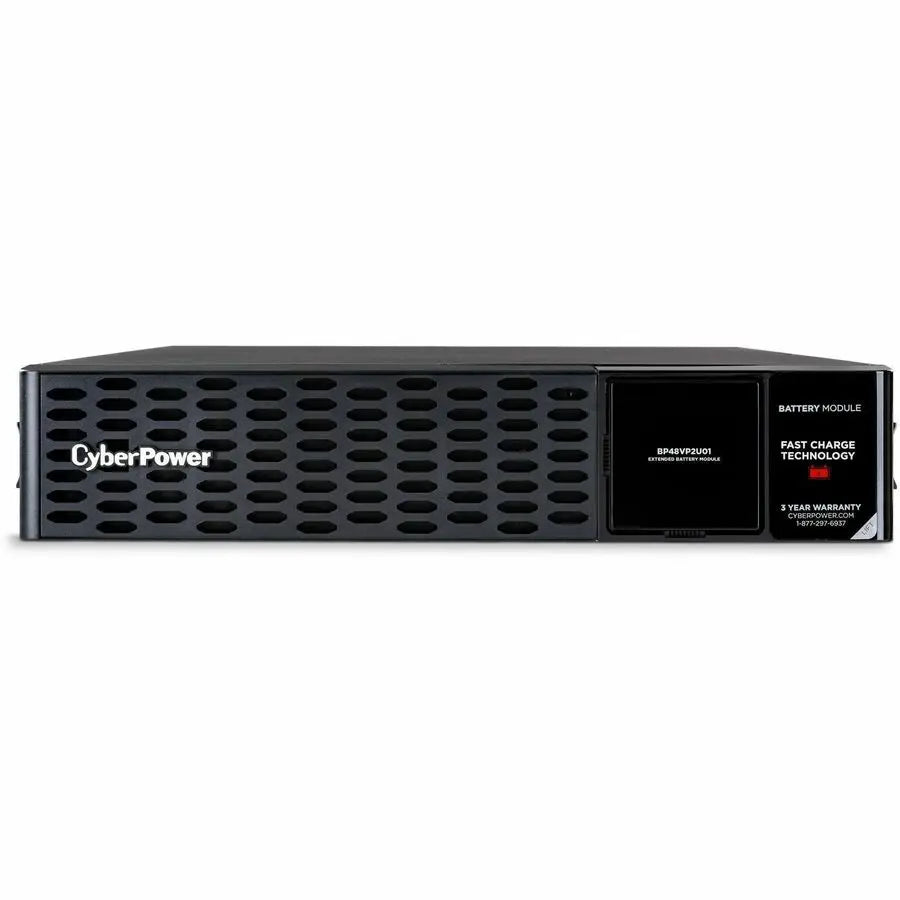 CyberPower BP48VP2U01 Extended Battery Module for UPS Systems - Rack/Tower Compatible, 48V 60A, 8 Batteries, 3-Year Warranty