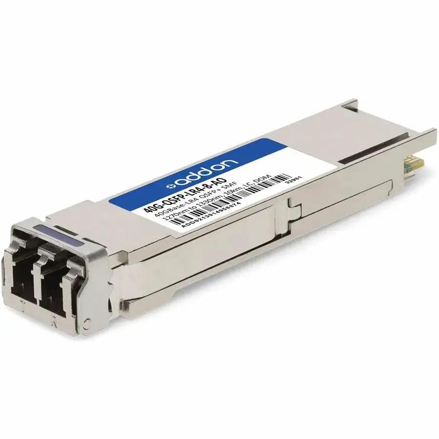 ADDON 40G-QSFP-LR4-8-AO QSFP+ Module for 40GBase-LR4 Networking over Single-Mode Fiber, 8-Pack by ADDON