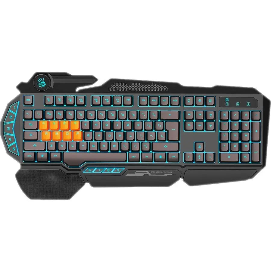 Bloody Gaming B318 Light Strike Mechanical Gaming Keyboard with Water Resistance and Backlit Keys