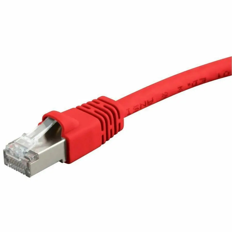 Monoprice Patch STP Category 6a Network Cable - 10 ft Red, Shielded Twisted Pair Ethernet for Data Center and Business Networks