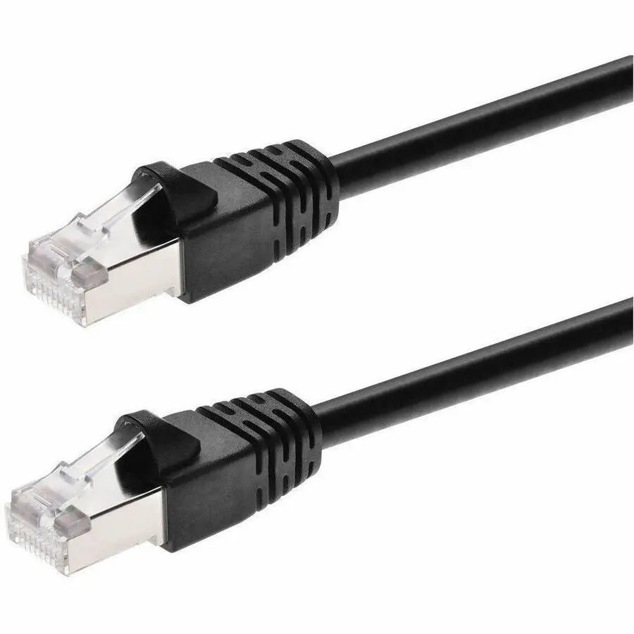 Monoprice Patch STP Category 6a Network Cable – 10 ft, Black
