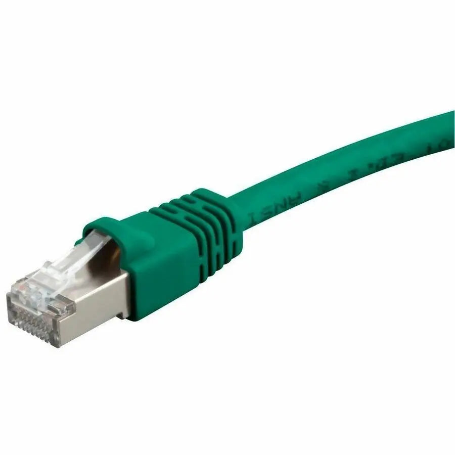 Monoprice Patch STP Category 6a Network Cable - Green, 50 ft
