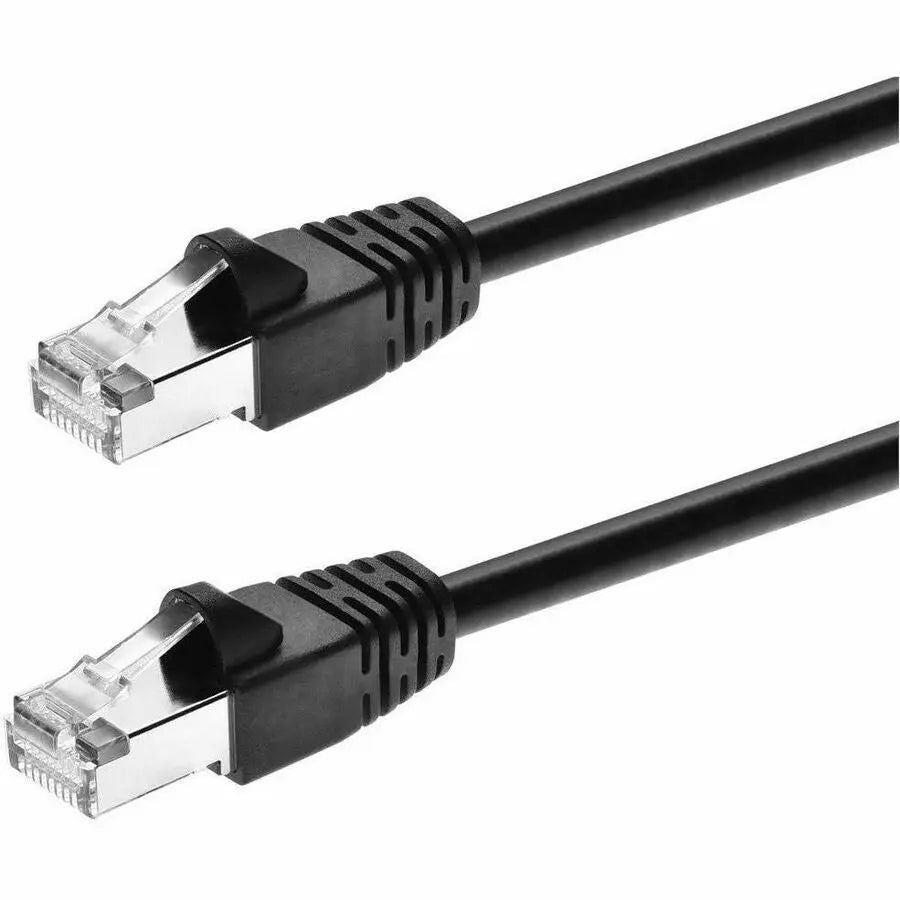 Monoprice Patch STP Category 6a Network Cable - 10 ft Black