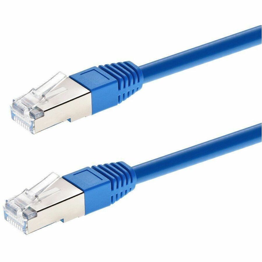 Monoprice Patch STP Category 6a Network Cable – 100 ft Blue, ZEROboot Series