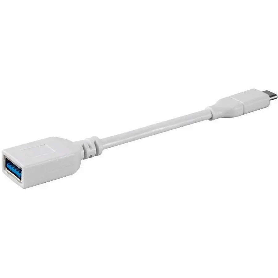 Monoprice Essentials Extension USB-C to USB-A Data Transfer Cable - White, Part 27935