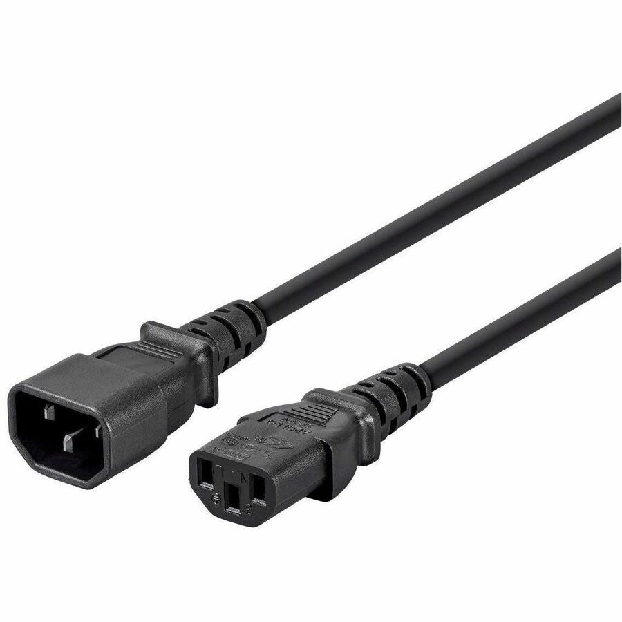 Monoprice 2 ft Power Extension Cord with IEC 60320 C14 to C13 Connectors