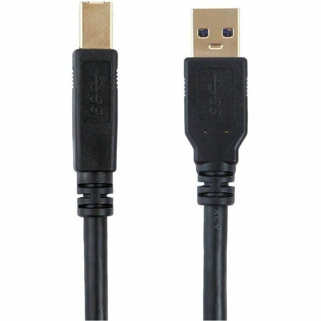 Monoprice Select Series USB 3.0 A Male to B Male Cable - 1.5 Feet, Black