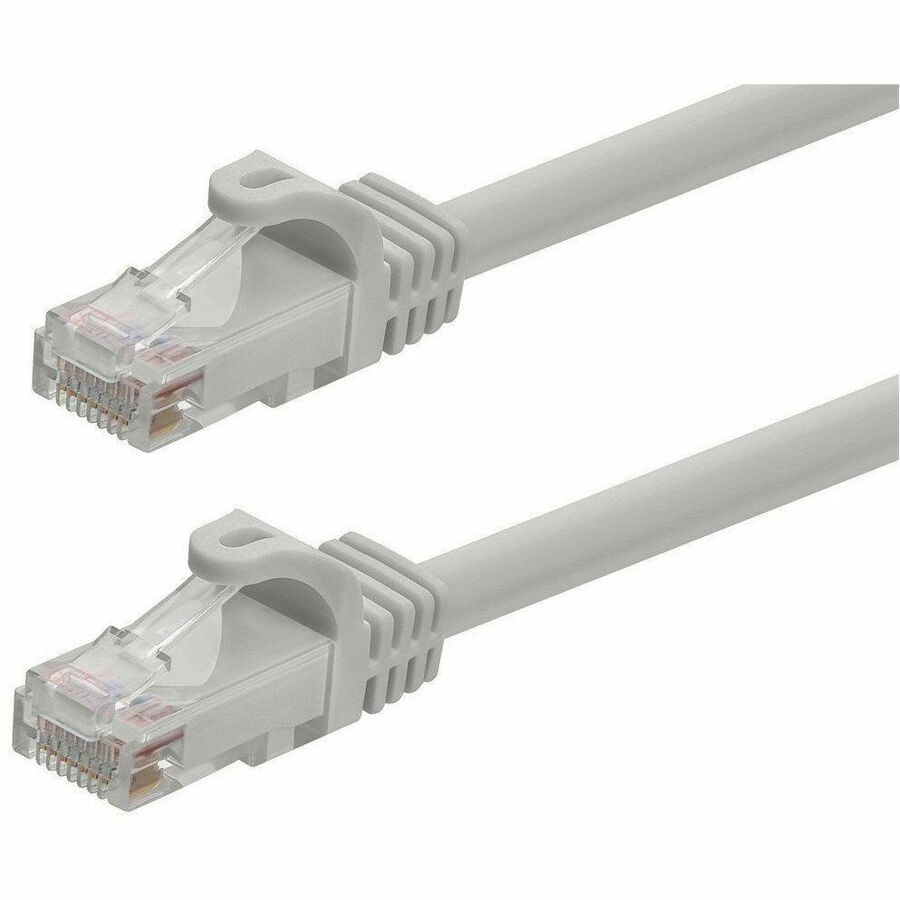 Monoprice Flexboot Series Cat6 Patch Network Cable – 12-Pack, Gray, 1 Foot to 10 Feet