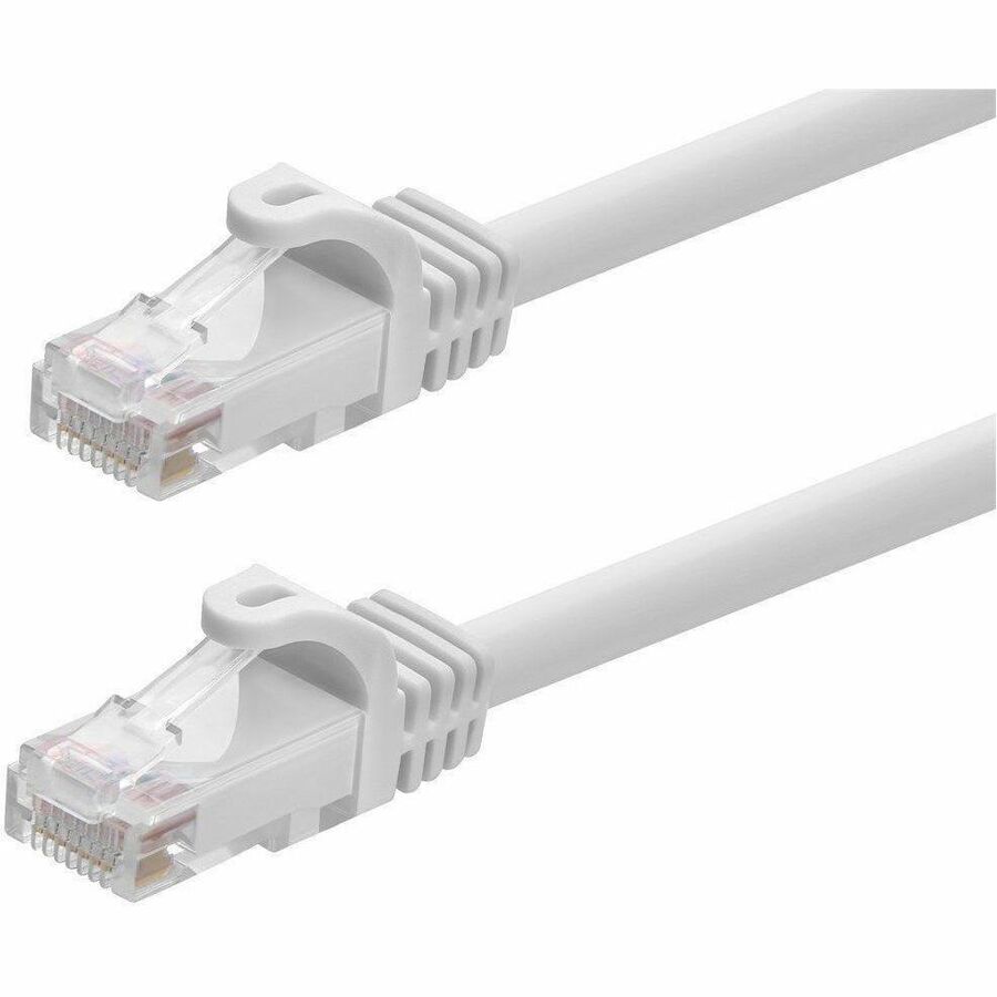 Monoprice Flexboot Series Cat6 Patch Network Cable - 12-Pack, White