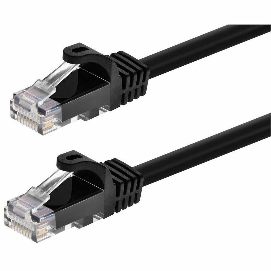Monoprice Patch UTP Category 5e Network Cable - 10 ft, Black, Flexboot Series