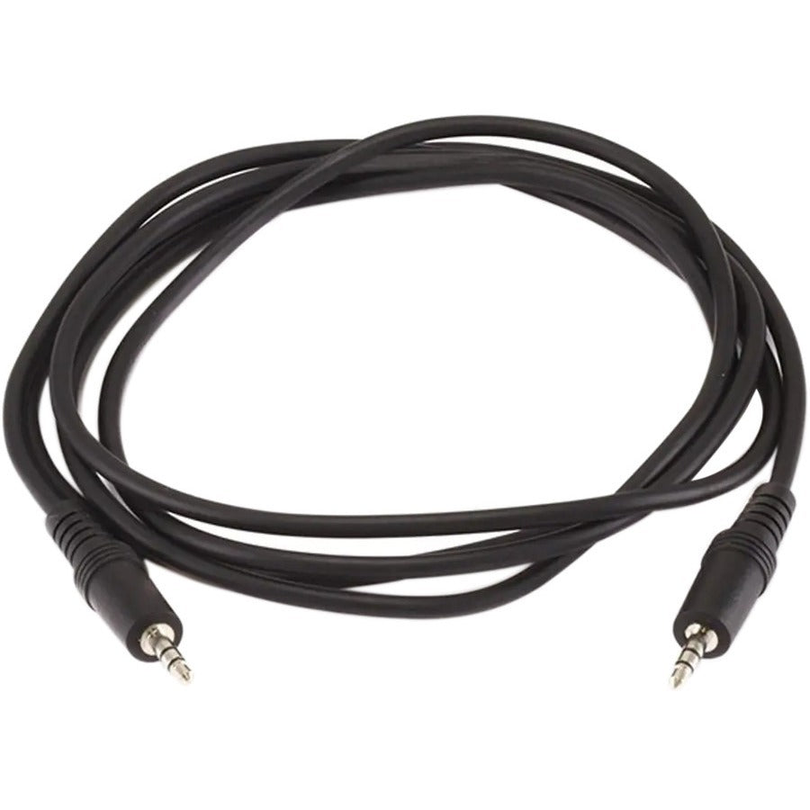Monoprice 6ft 3.5mm Stereo Audio Cable with Male Connectors - Black