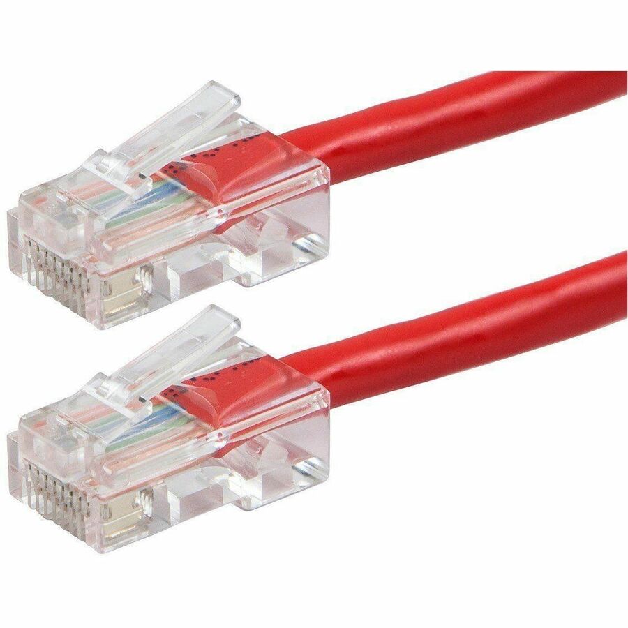 Monoprice Patch UTP Category 6 Network Cable, 10 ft, Red - High-Speed Ethernet for Data Centers