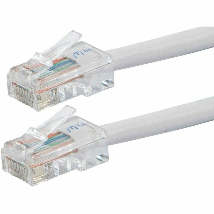 Monoprice Patch UTP Category 6 Network Cable – 25 ft White, High-Speed Ethernet for Data Centers