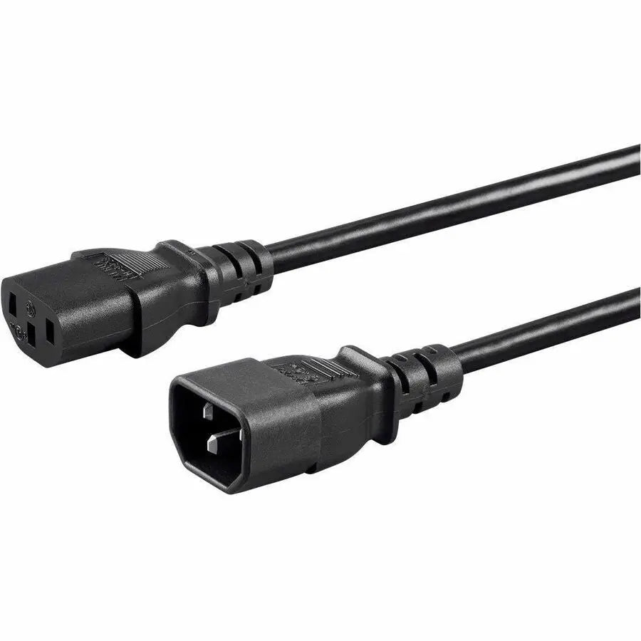 Monoprice Power Extension Cord 2 ft with IEC C14 to C13 Connectors