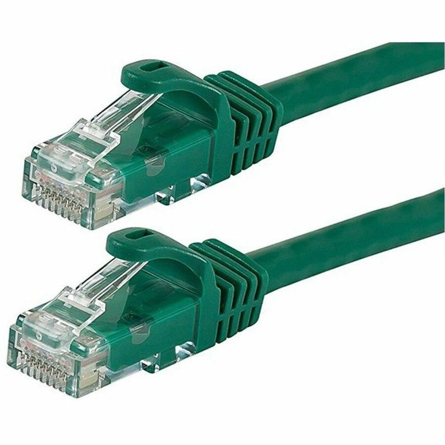 Monoprice Flexboot Series Cat6 Patch Network Cable - Green, 25 ft