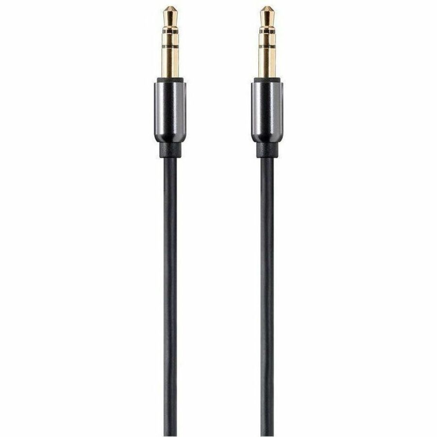 Monoprice Onyx Series Auxiliary 3.5mm TRS Audio Cable, 3ft – Durable, Slim Design for Smartphone and Audio Device Connectivity