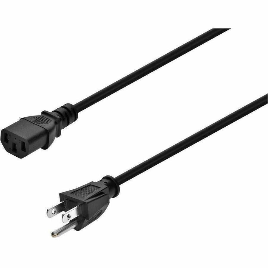 Monoprice Power Cord - NEMA 5-15P to IEC 60320 C13, 3 Feet, 16AWG, 13A/1625W, Black