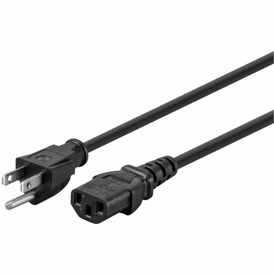 Monoprice Standard Power Cord with NEMA 5-15P to IEC-320-C13 Connectors, 3 ft