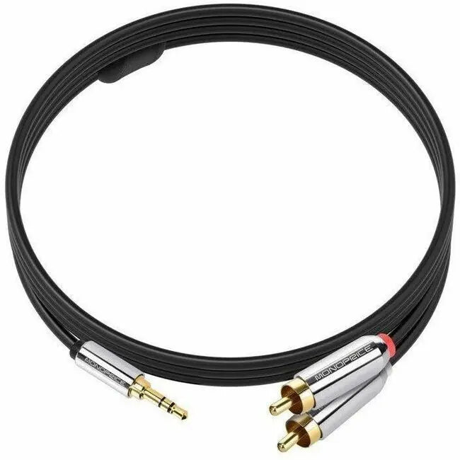 Monoprice Mini-phone/RCA Audio Cable for Home Audio Systems