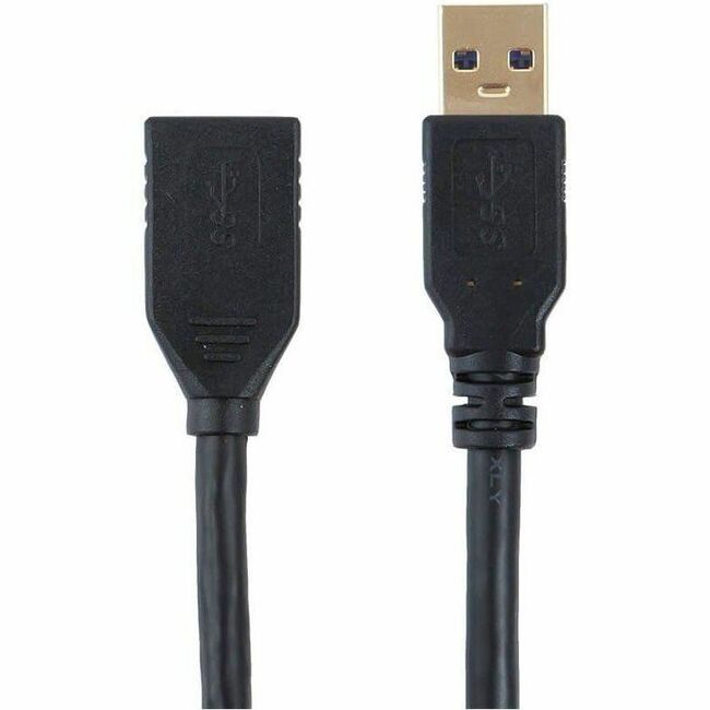 Monoprice Select Series USB 3.0 A Male to A Female Extension Cable – 1.5 Feet, Black