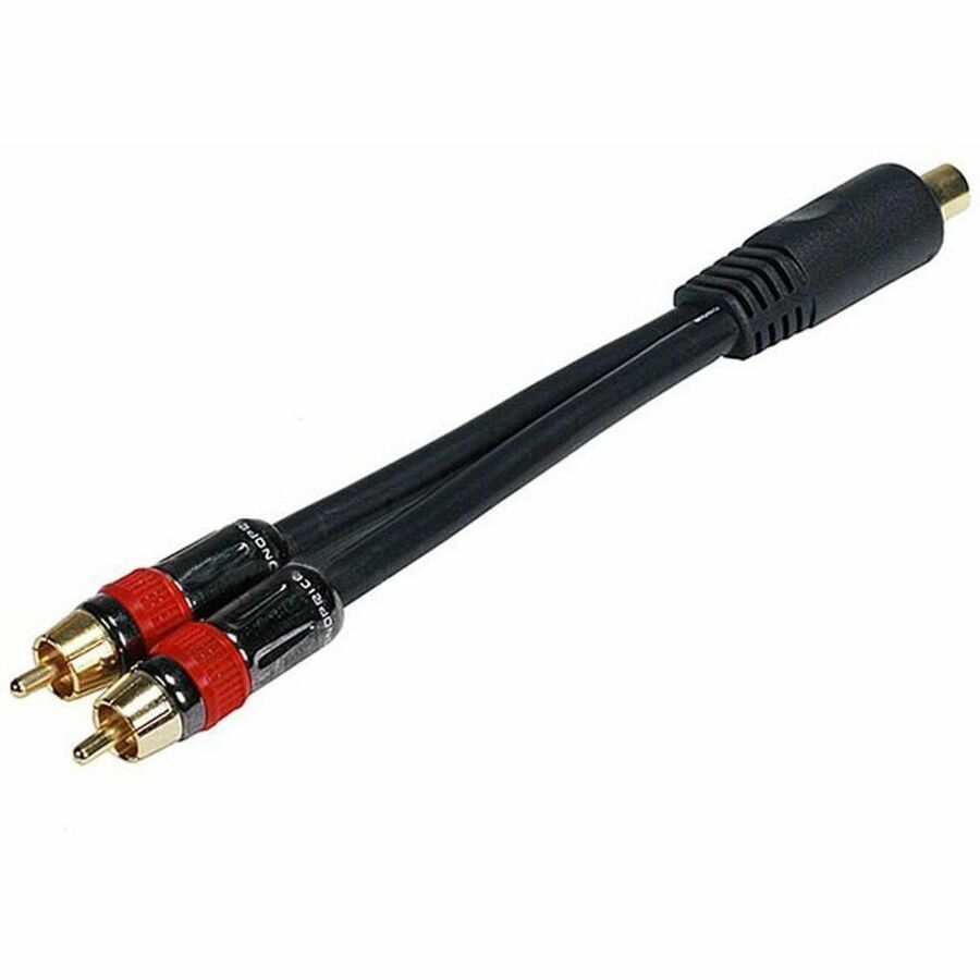 Monoprice 6-inch RCA Female to 2x RCA Male Digital Coaxial Splitter Adapter