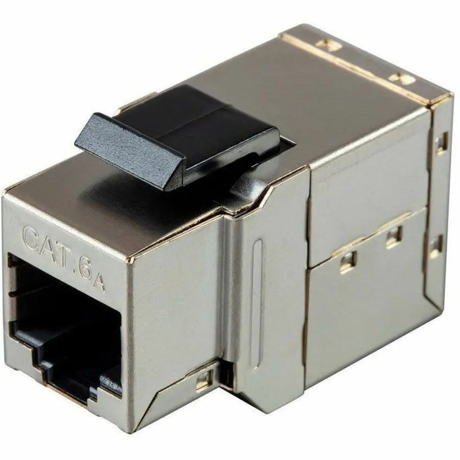 Monoprice Cat6A 10G Shielded RJ45 Inline Coupler - Silver
