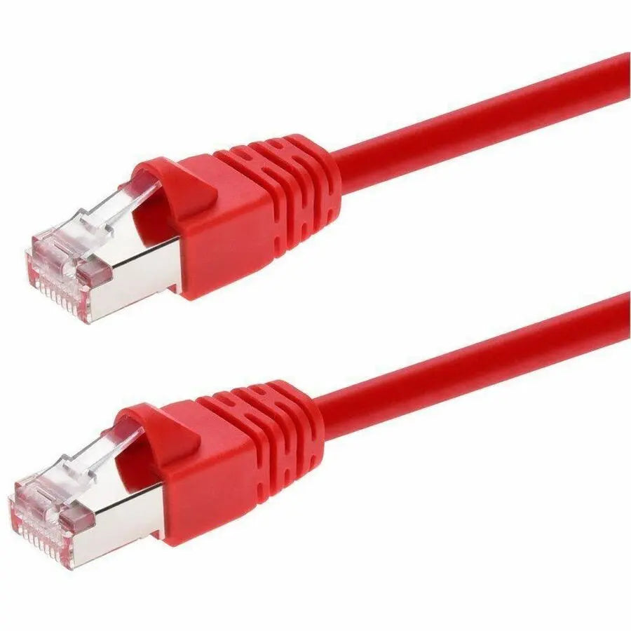 Monoprice Patch STP Category 6a Network Cable - 50 ft, Red