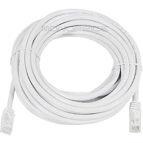 Monoprice Flexboot Cat.6 UTP Patch Network Cable - 10 ft, White