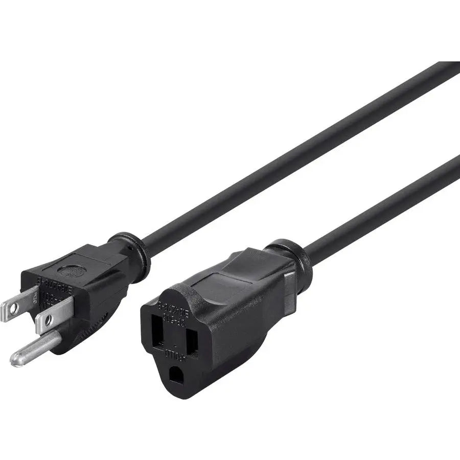 Monoprice Power Extension Cord 15 ft NEMA 5-15P to NEMA 5-15R