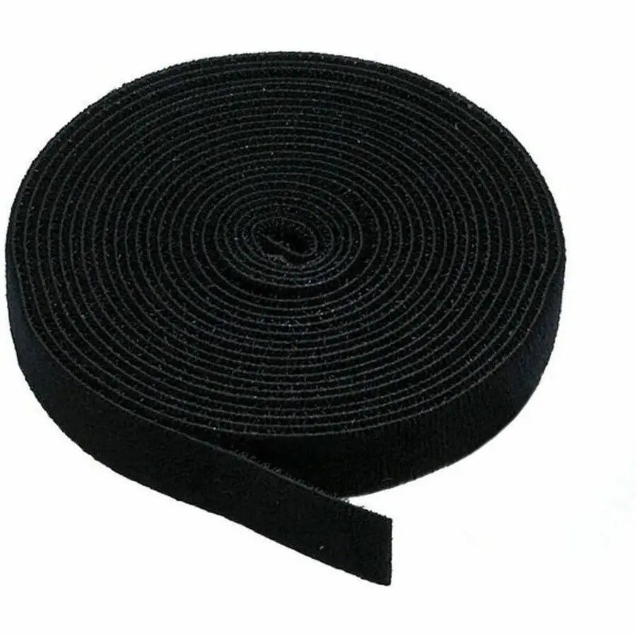 Monoprice 3-Pack Hook and Loop Fastening Tape 0.75 inch x 15 ft, Black