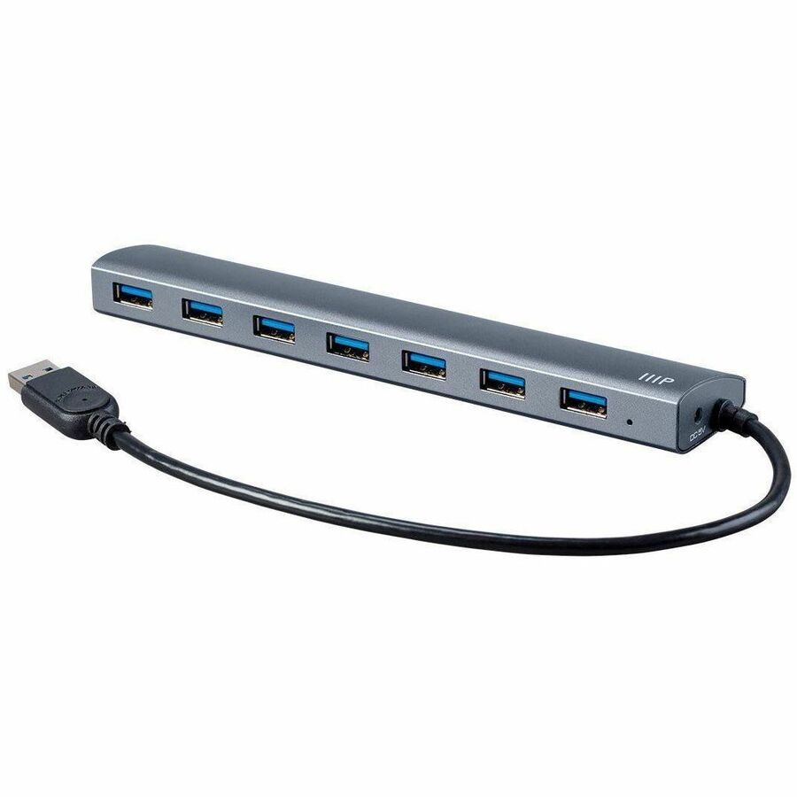 Monoprice USB Hub with 7 SuperSpeed USB 3.0 Ports - Aluminum Unibody Design