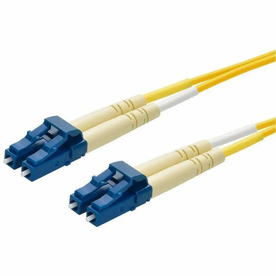 Monoprice Single-Mode Fiber Optic Cable - LC-LC UL 2mm 9/125 OFNR Duplex Yellow 6m
