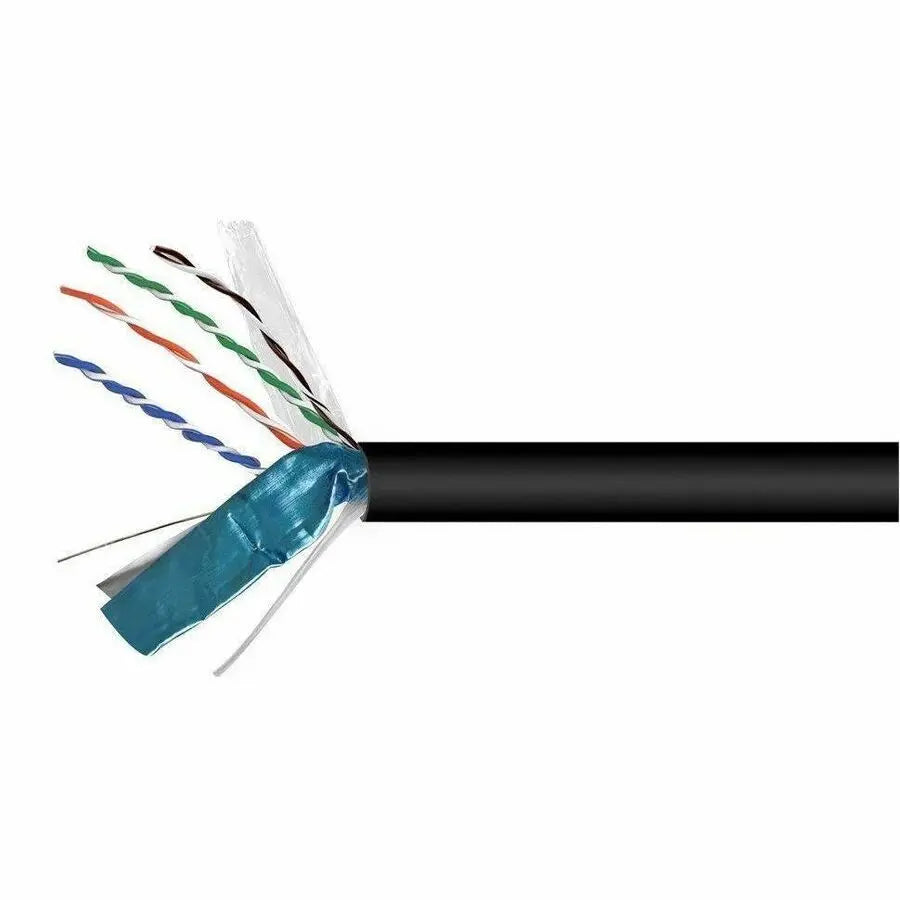 Monoprice 18618 Cat5e F/UTP Ethernet Cable - 350MHz Riser Rated, 1000ft Bulk Copper Network Cable for Gigabit Ethernet