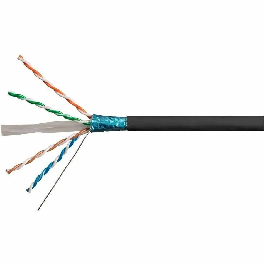 Monoprice Category 6a Network Cable - 1000 ft Riser-Rated 550MHz F/UTP Ethernet Cable for 10GBase-T Networks