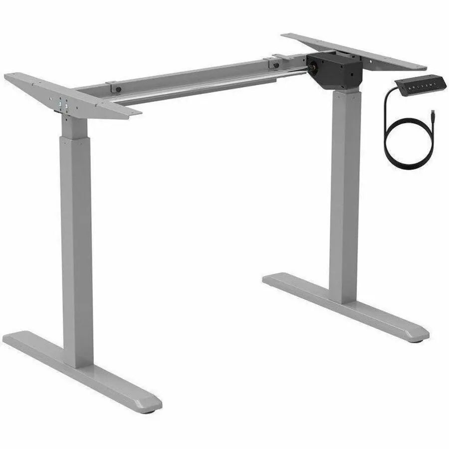 Monoprice Sit-Stand Single Motor Height Adjustable Desk Frame - Electric, Gray