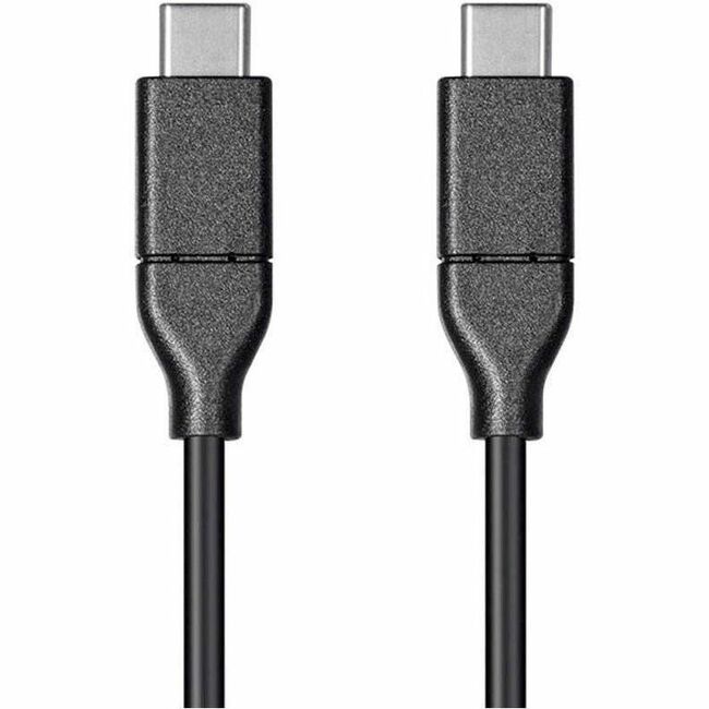 Monoprice Essentials USB-C to USB-C 2.0 Cable - 4m (13.1ft), Black, 480 Mbps Data Transfer, 5A Fast Charging