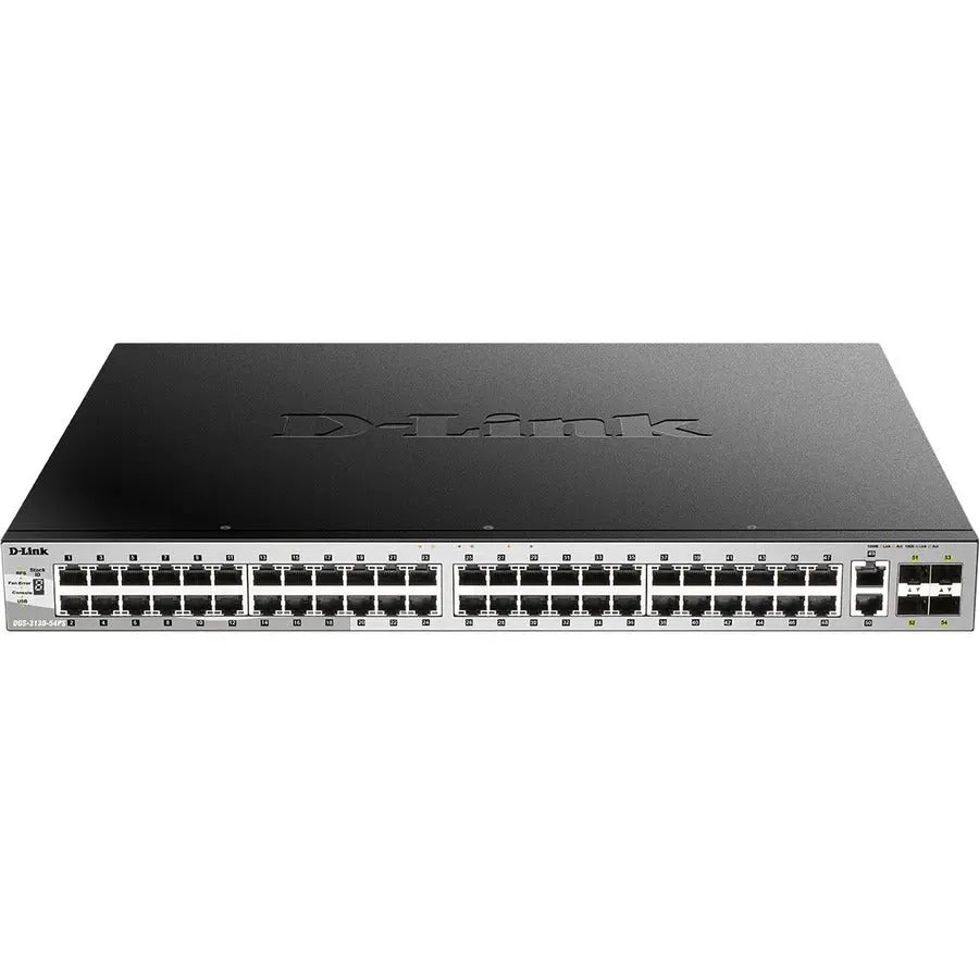 D-Link DGS-3130-54PS Managed Gigabit Ethernet Switch with PoE and 50 Ports