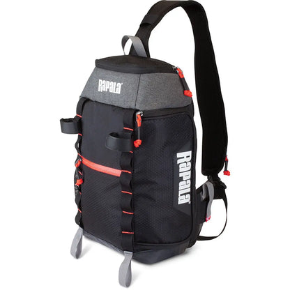 Rapala Venture 8 Sling Pack - Compact Fishing Gear Bag with 8-Liter Main Compartment and Water-Resistant Base