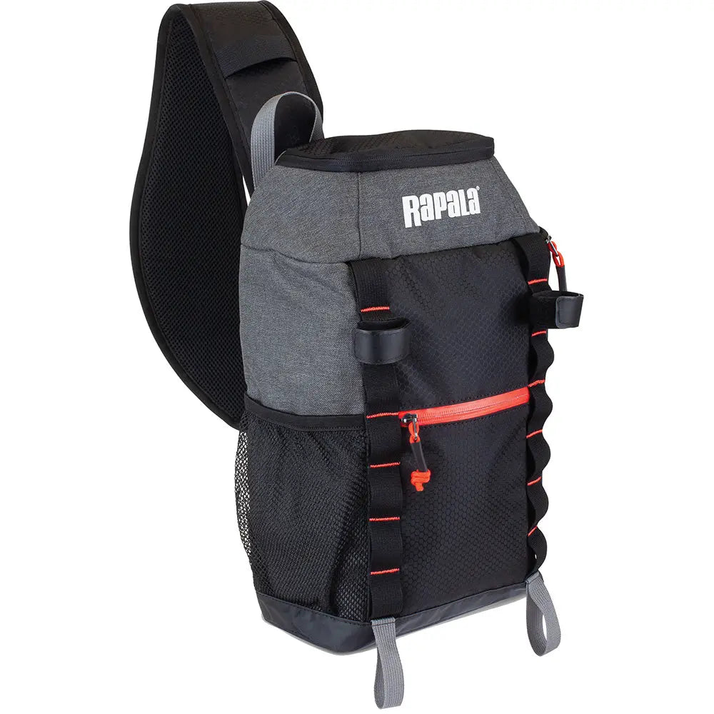 Rapala Venture 8 Sling Pack - Compact Fishing Gear Bag with 8-Liter Main Compartment and Water-Resistant Base