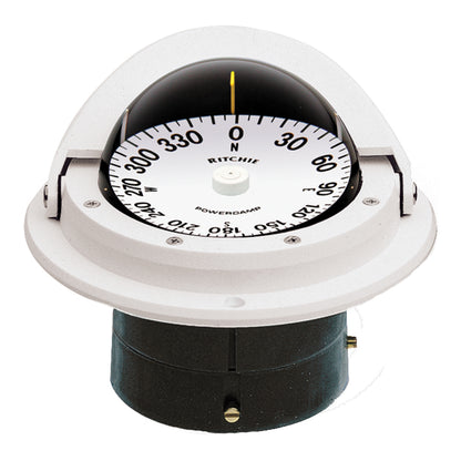 Ritchie F-82W Voyager Compass - Flush Mount with Green NiteVu Night Illumination