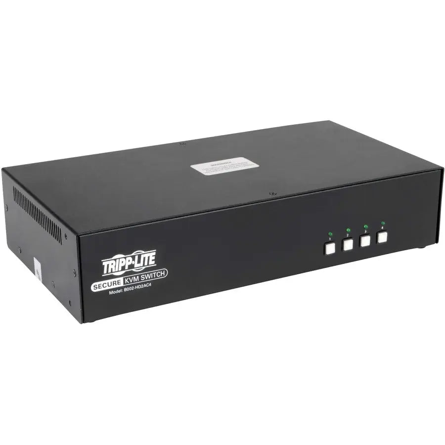 Eaton Tripp Lite Series B002-HD2AC4 4-Port Secure HDMI to DisplayPort KVM Switch with NIAP Certification