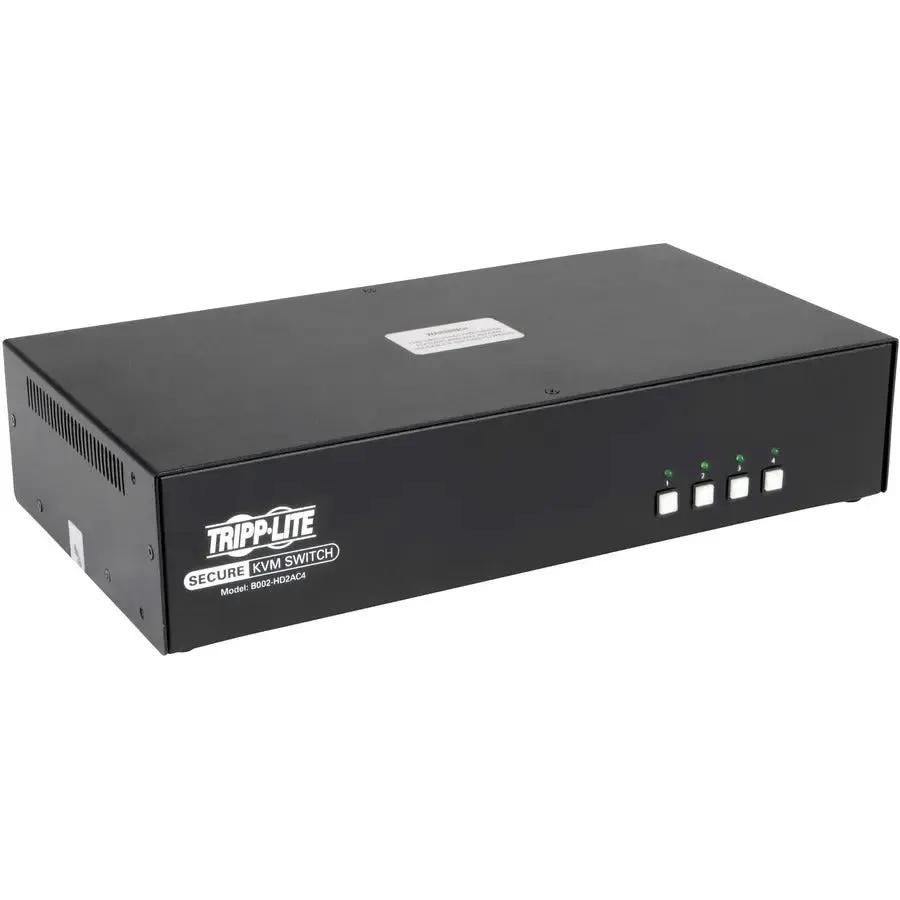Eaton Tripp Lite Series B002-HD2AC4 4-Port Secure HDMI to DisplayPort KVM Switch with NIAP Certification by Eaton Corporation