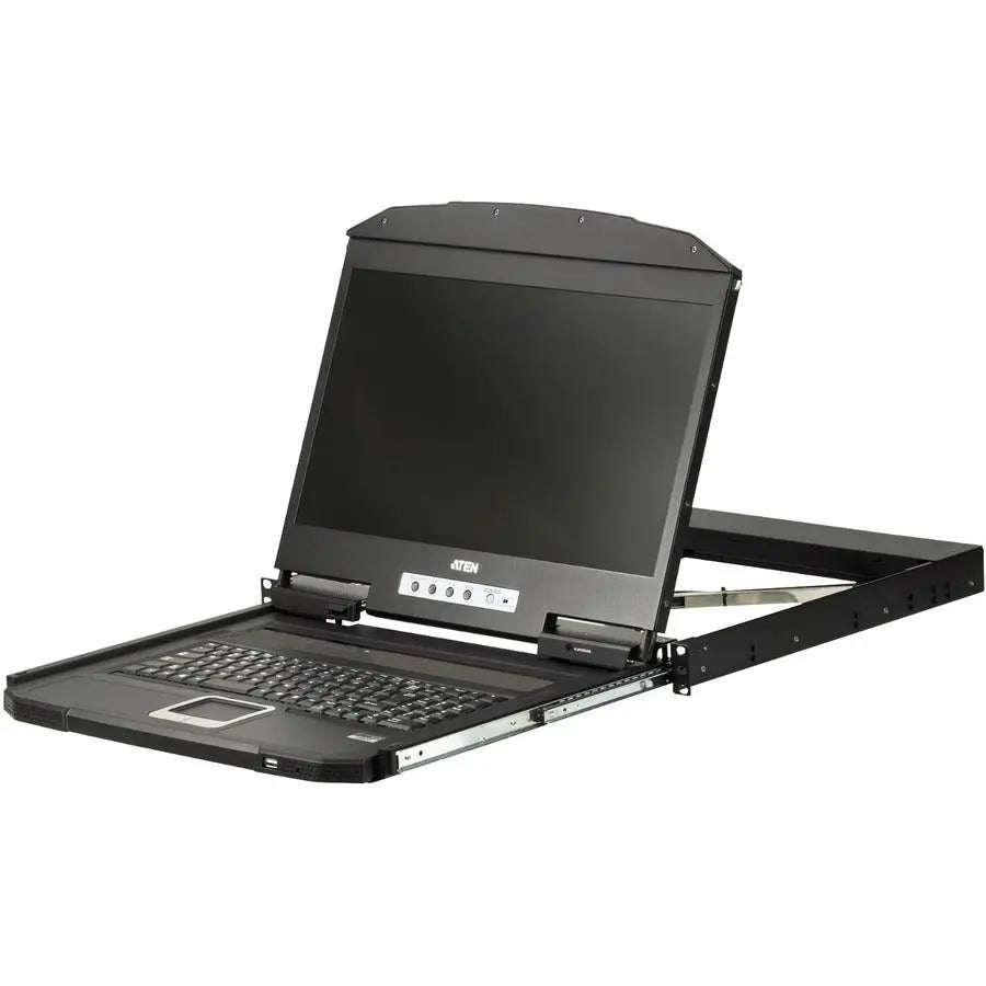ATEN CL3100NX 18.5-inch LED Backlit LCD KVM Console with Rack Mount Kit