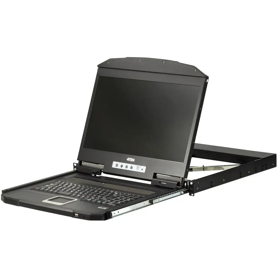 ATEN CL3700NW 1U Ultra Short Depth WideScreen LCD Console with HDMI and USB KVM