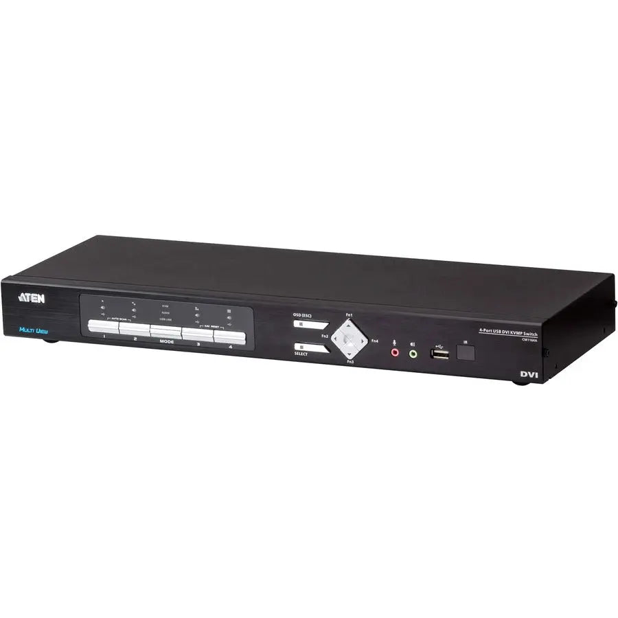 ATEN CM1164A 4-Port USB DVI Multi-View KVMP Switch for Real-Time Monitoring